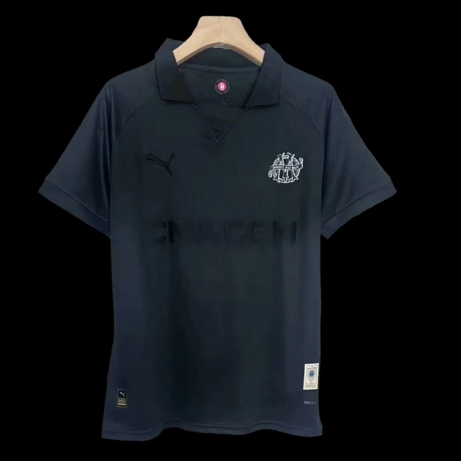 Acheter Marseille Maillot Anniversaire 125ans 2425 (Noir) - Maillot pas cher